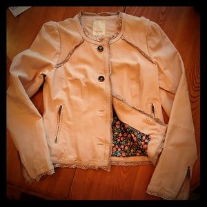 Gorgeous cropped leather jacket